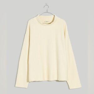 Madewell Funnelneck Drop-Shoulder Top Sweater